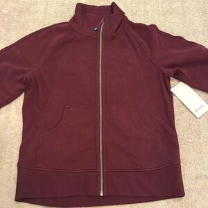 LULULEMON scuba oversized funnel-neck full zip